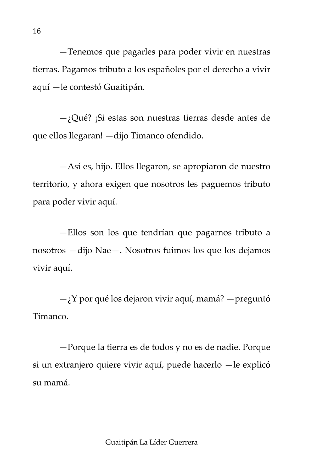 Guaitipán, La líder guerrera - Level 3/4 - Spanish