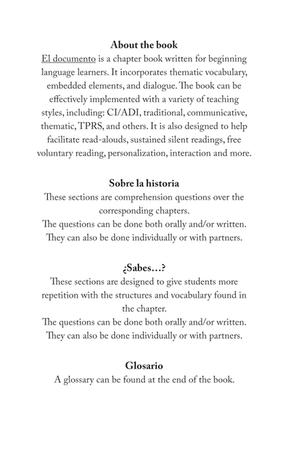 El documento - Level 1 - Spanish