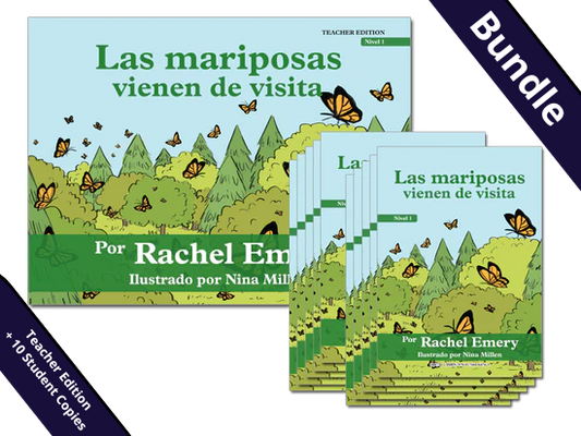 Las mariposas vienen de visita - Level 1 - Spanish