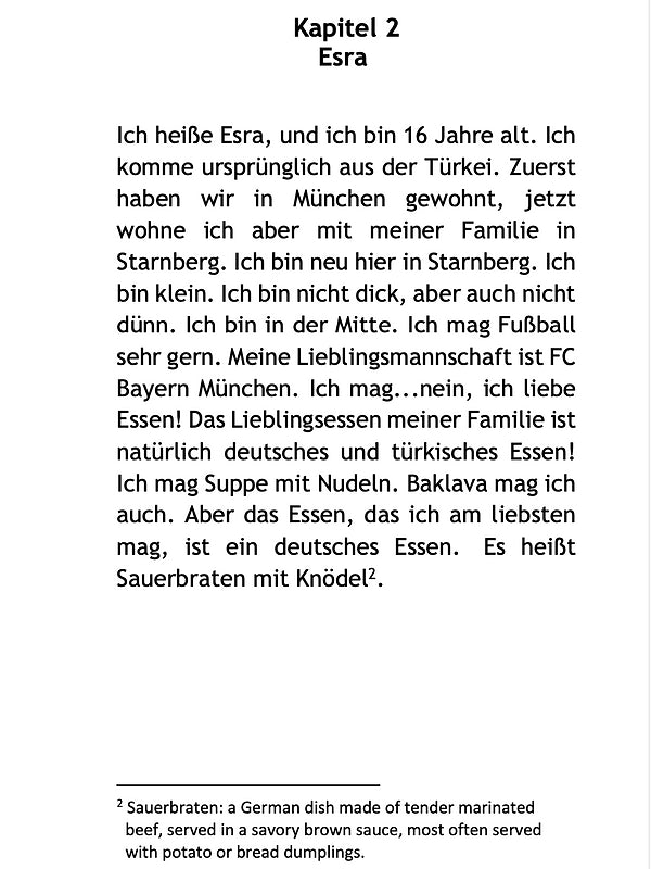 Das neue Mädchen - Level 1 - German