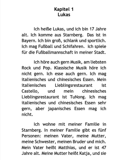 Das neue Mädchen - Level 1 - German